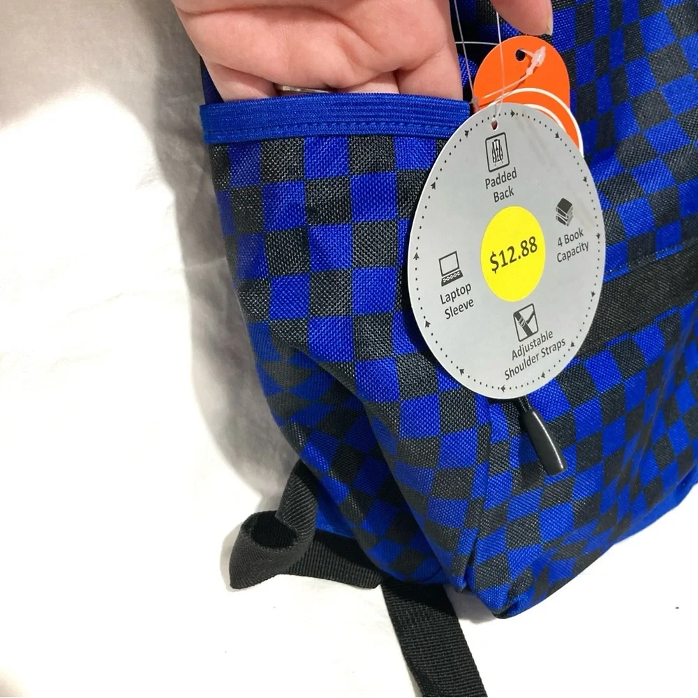 Wonder Nation Checkered Backpack - Picture 5 of 8